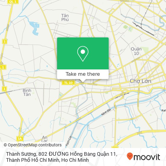 Thành Sương, 802 ĐƯỜNG Hồng Bàng Quận 11, Thành Phố Hồ Chí Minh map