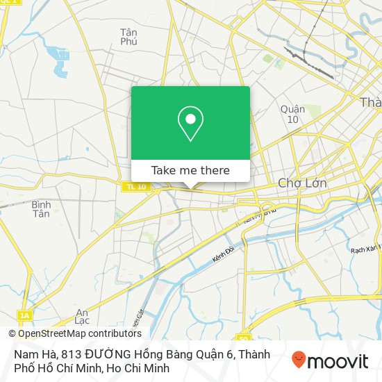 Nam Hà, 813 ĐƯỜNG Hồng Bàng Quận 6, Thành Phố Hồ Chí Minh map