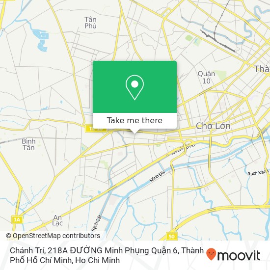 Chánh Trí, 218A ĐƯỜNG Minh Phụng Quận 6, Thành Phố Hồ Chí Minh map