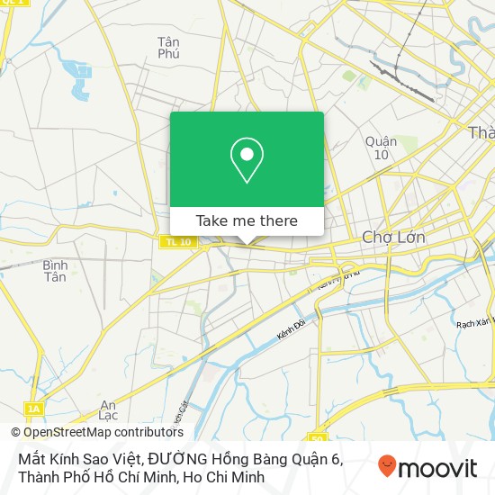 Mắt Kính Sao Việt, ĐƯỜNG Hồng Bàng Quận 6, Thành Phố Hồ Chí Minh map