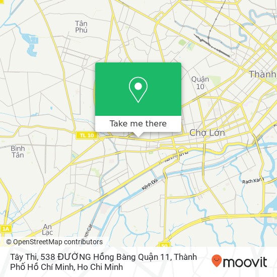 Tây Thi, 538 ĐƯỜNG Hồng Bàng Quận 11, Thành Phố Hồ Chí Minh map