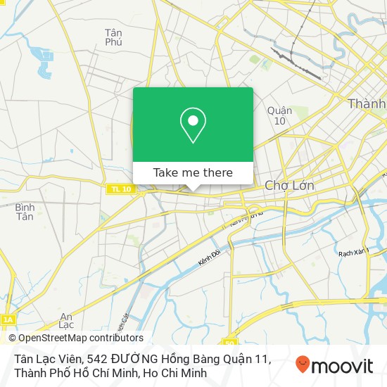 Tân Lạc Viên, 542 ĐƯỜNG Hồng Bàng Quận 11, Thành Phố Hồ Chí Minh map