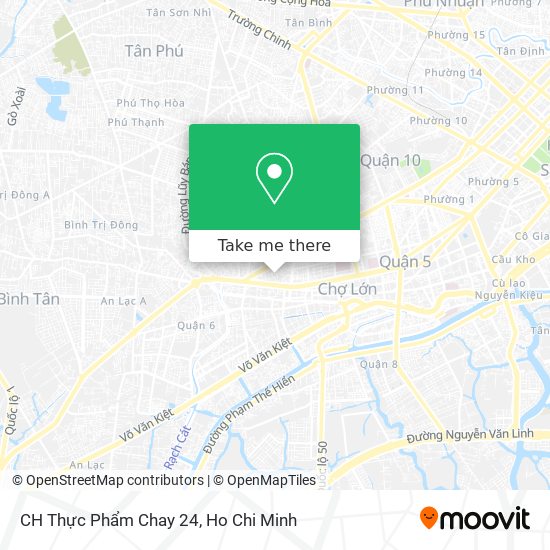 CH Thực Phẩm Chay 24 map