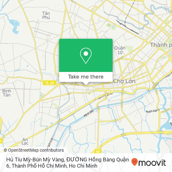 Hủ Tíu Mỳ-Bún Mỳ Vàng, ĐƯỜNG Hồng Bàng Quận 6, Thành Phố Hồ Chí Minh map