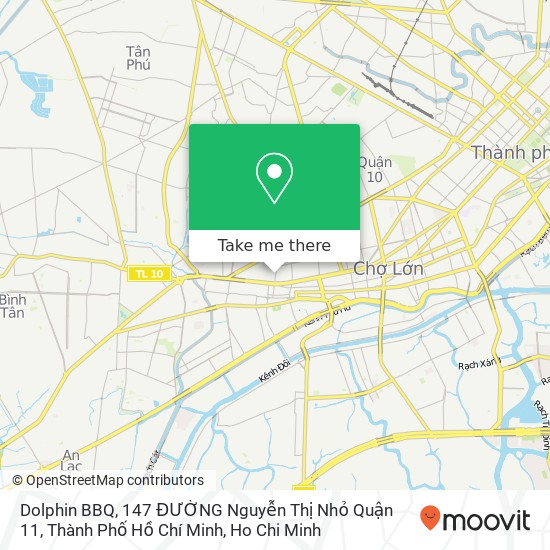 Dolphin BBQ, 147 ĐƯỜNG Nguyễn Thị Nhỏ Quận 11, Thành Phố Hồ Chí Minh map