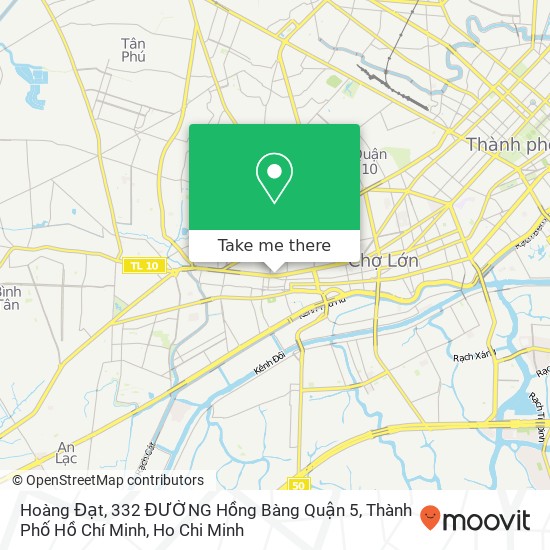 Hoàng Đạt, 332 ĐƯỜNG Hồng Bàng Quận 5, Thành Phố Hồ Chí Minh map