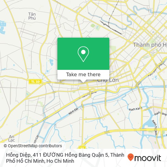 Hồng Diệp, 411 ĐƯỜNG Hồng Bàng Quận 5, Thành Phố Hồ Chí Minh map