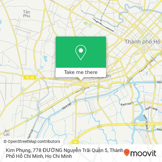 Kim Phụng, 778 ĐƯỜNG Nguyễn Trãi Quận 5, Thành Phố Hồ Chí Minh map