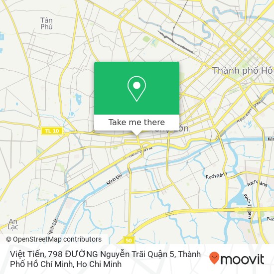 Việt Tiến, 798 ĐƯỜNG Nguyễn Trãi Quận 5, Thành Phố Hồ Chí Minh map