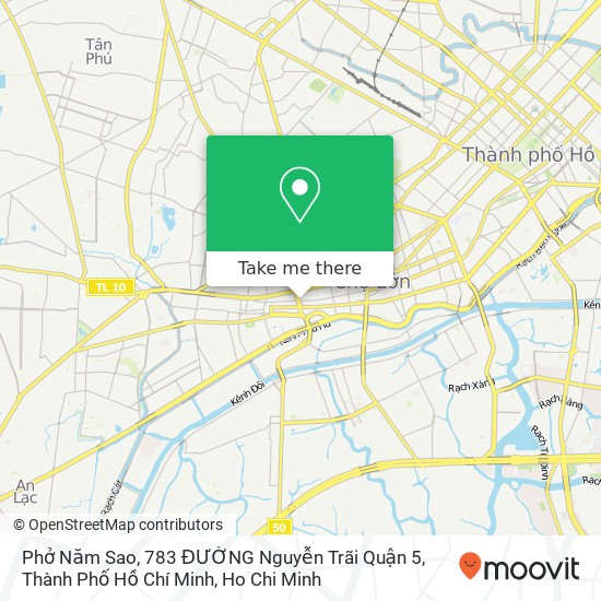 Phở Năm Sao, 783 ĐƯỜNG Nguyễn Trãi Quận 5, Thành Phố Hồ Chí Minh map