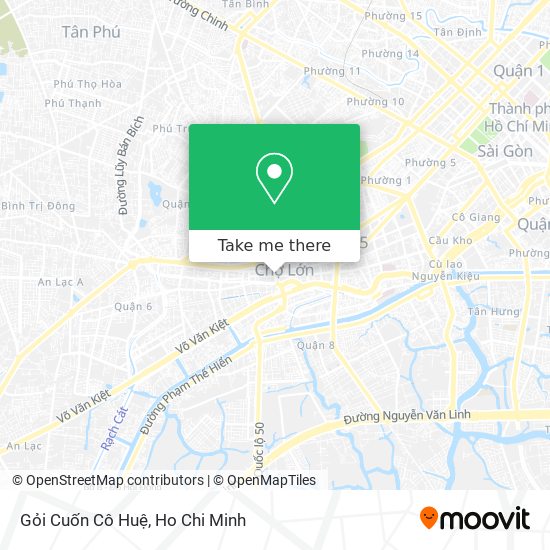 Gỏi Cuốn Cô Huệ map