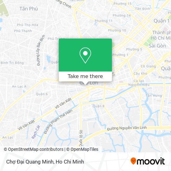 Chợ Đại Quang Minh map