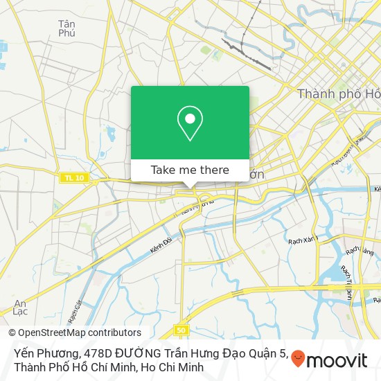 Yến Phương, 478D ĐƯỜNG Trần Hưng Đạo Quận 5, Thành Phố Hồ Chí Minh map