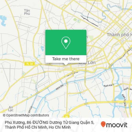 Phú Xương, 86 ĐƯỜNG Dương Tử Giang Quận 5, Thành Phố Hồ Chí Minh map