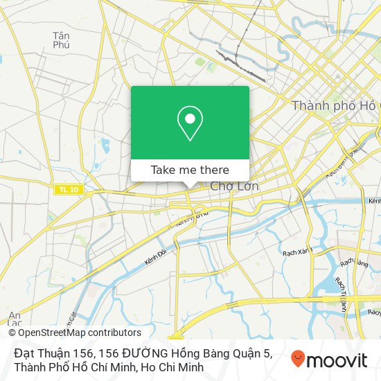 Đạt Thuận 156, 156 ĐƯỜNG Hồng Bàng Quận 5, Thành Phố Hồ Chí Minh map