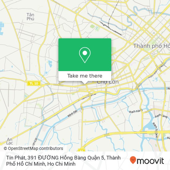 Tín Phát, 391 ĐƯỜNG Hồng Bàng Quận 5, Thành Phố Hồ Chí Minh map