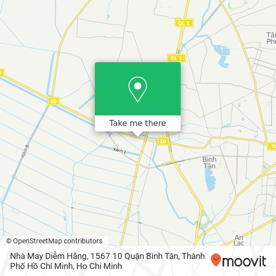 Nhà May Diễm Hằng, 1567 10 Quận Bình Tân, Thành Phố Hồ Chí Minh map