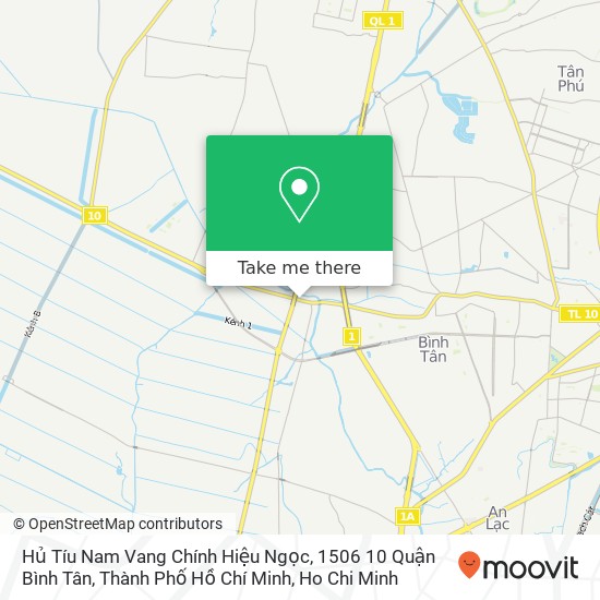 Hủ Tíu Nam Vang Chính Hiệu Ngọc, 1506 10 Quận Bình Tân, Thành Phố Hồ Chí Minh map