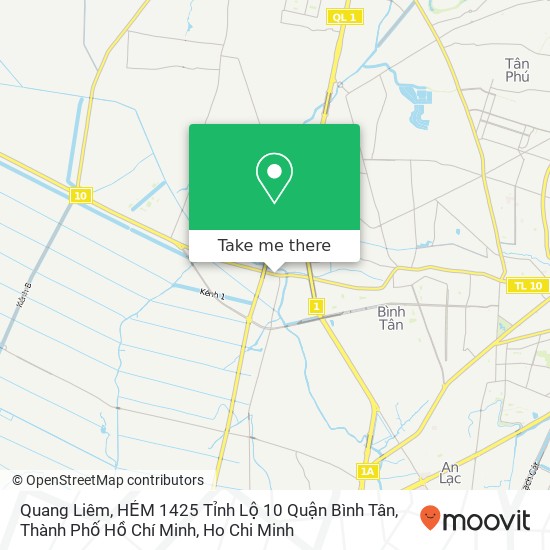 Quang Liêm, HẺM 1425 Tỉnh Lộ 10 Quận Bình Tân, Thành Phố Hồ Chí Minh map