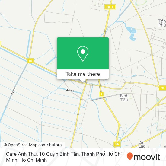 Cafe Anh Thư, 10 Quận Bình Tân, Thành Phố Hồ Chí Minh map