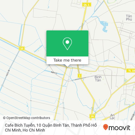 Cafe Bích Tuyền, 10 Quận Bình Tân, Thành Phố Hồ Chí Minh map