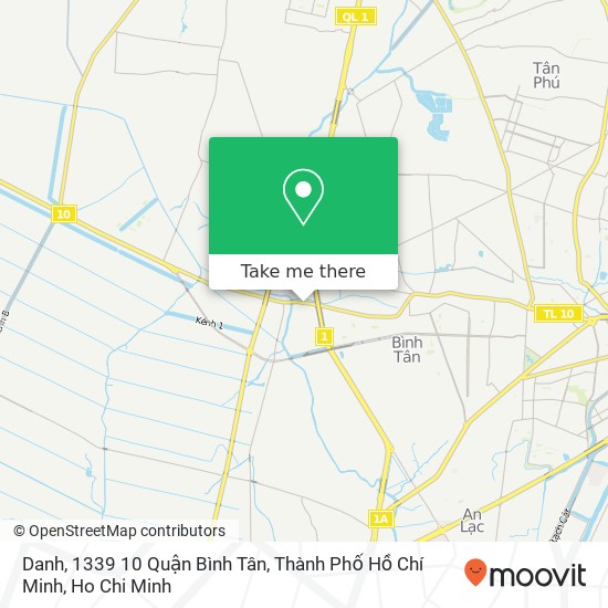 Danh, 1339 10 Quận Bình Tân, Thành Phố Hồ Chí Minh map