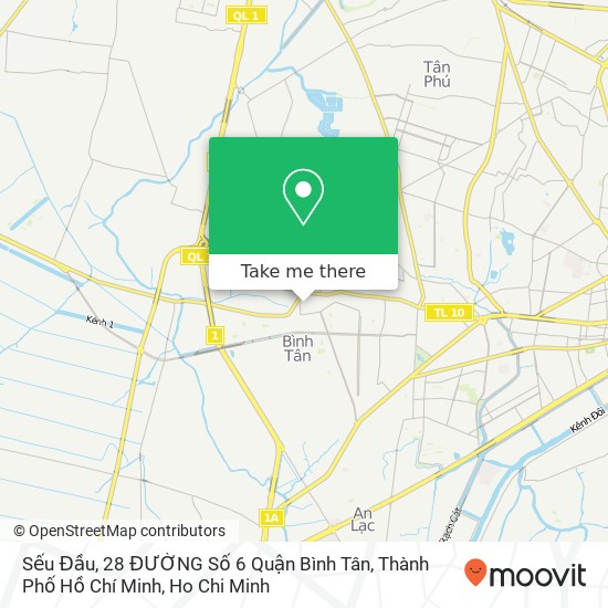 Sếu Đầu, 28 ĐƯỜNG Số 6 Quận Bình Tân, Thành Phố Hồ Chí Minh map