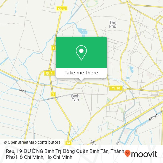 Reu, 19 ĐƯỜNG Bình Trị Đông Quận Bình Tân, Thành Phố Hồ Chí Minh map