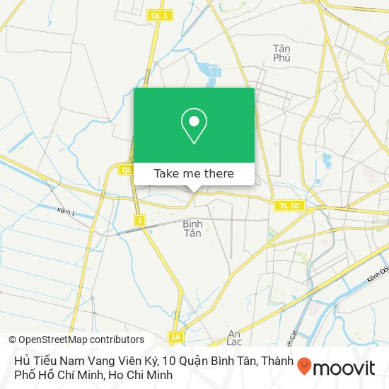 Hủ Tiếu Nam Vang Viên Ký, 10 Quận Bình Tân, Thành Phố Hồ Chí Minh map