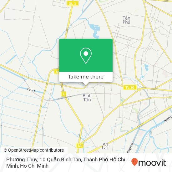Phương Thùy, 10 Quận Bình Tân, Thành Phố Hồ Chí Minh map