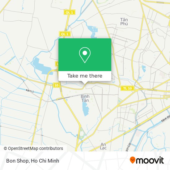 Bon Shop map