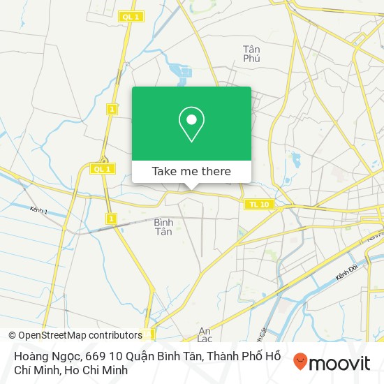 Hoàng Ngọc, 669 10 Quận Bình Tân, Thành Phố Hồ Chí Minh map