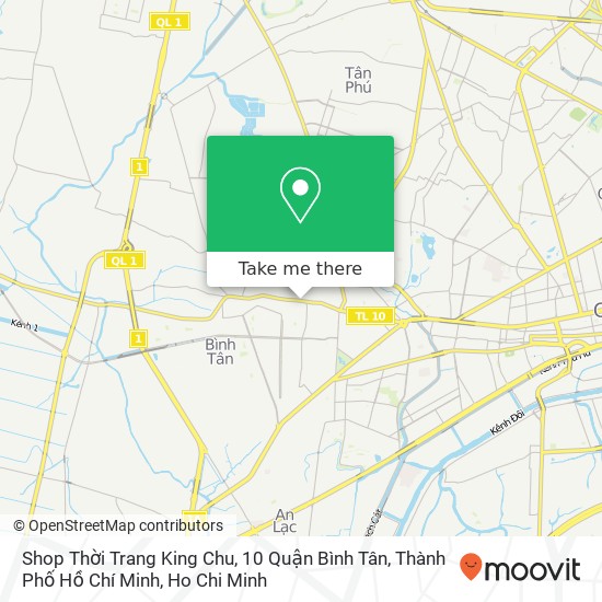 Shop Thời Trang King Chu, 10 Quận Bình Tân, Thành Phố Hồ Chí Minh map