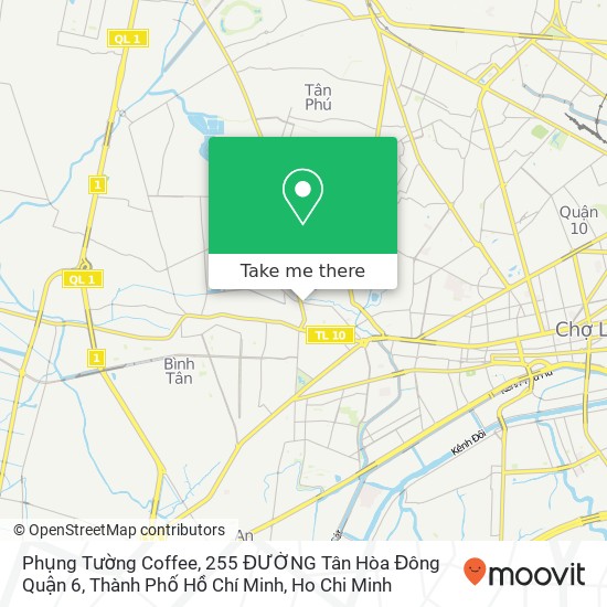 Phụng Tường Coffee, 255 ĐƯỜNG Tân Hòa Đông Quận 6, Thành Phố Hồ Chí Minh map