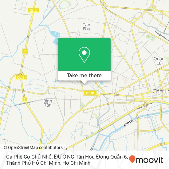 Cà Phê Cô Chủ Nhỏ, ĐƯỜNG Tân Hòa Đông Quận 6, Thành Phố Hồ Chí Minh map