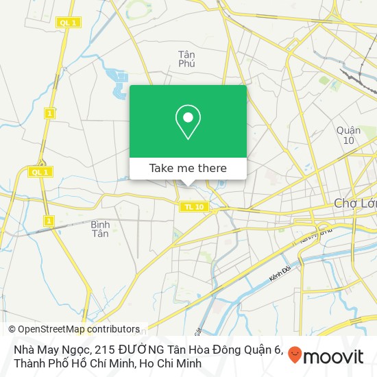 Nhà May Ngọc, 215 ĐƯỜNG Tân Hòa Đông Quận 6, Thành Phố Hồ Chí Minh map