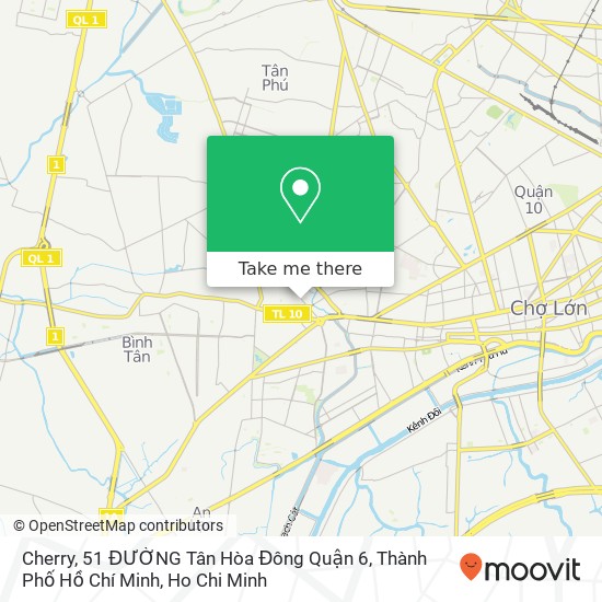 Cherry, 51 ĐƯỜNG Tân Hòa Đông Quận 6, Thành Phố Hồ Chí Minh map