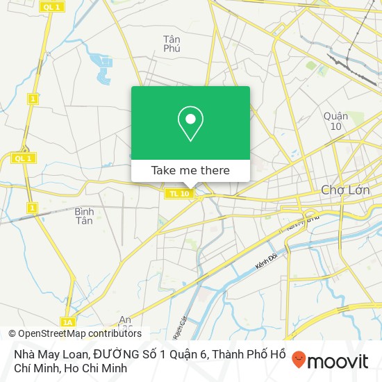 Nhà May Loan, ĐƯỜNG Số 1 Quận 6, Thành Phố Hồ Chí Minh map