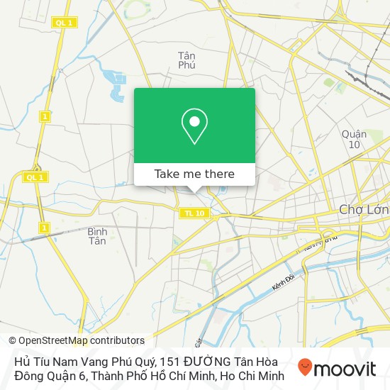 Hủ Tíu Nam Vang Phú Quý, 151 ĐƯỜNG Tân Hòa Đông Quận 6, Thành Phố Hồ Chí Minh map