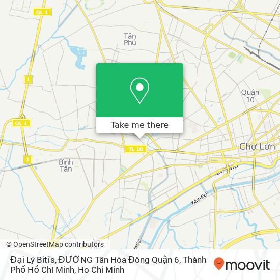 Đại Lý Biti's, ĐƯỜNG Tân Hòa Đông Quận 6, Thành Phố Hồ Chí Minh map