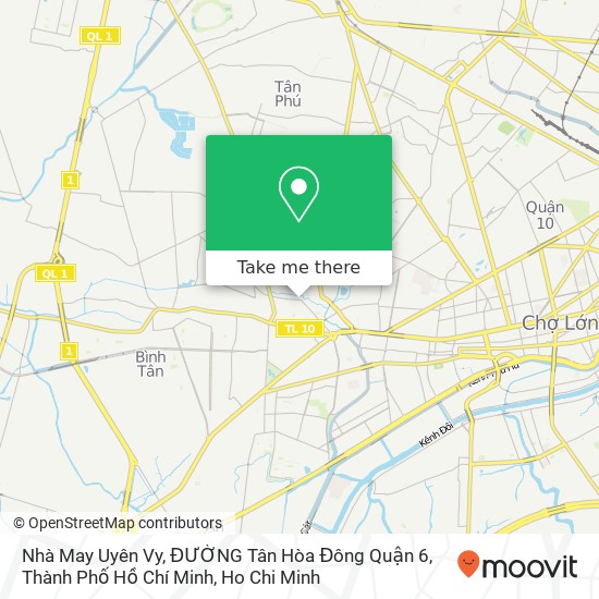 Nhà May Uyên Vy, ĐƯỜNG Tân Hòa Đông Quận 6, Thành Phố Hồ Chí Minh map