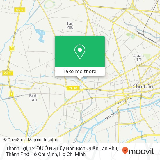 Thành Lợi, 12 ĐƯỜNG Lũy Bán Bích Quận Tân Phú, Thành Phố Hồ Chí Minh map