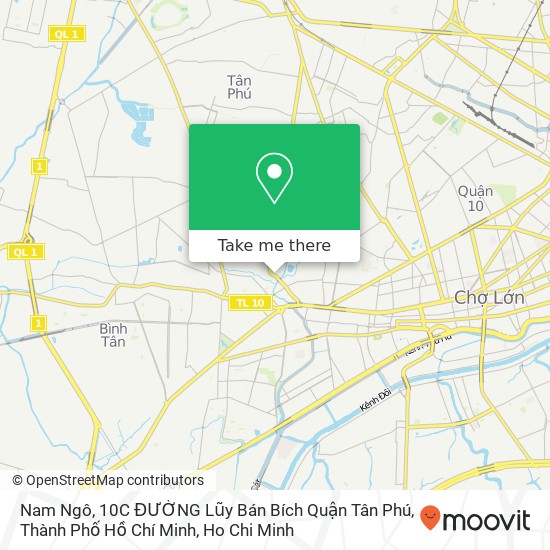 Nam Ngô, 10C ĐƯỜNG Lũy Bán Bích Quận Tân Phú, Thành Phố Hồ Chí Minh map