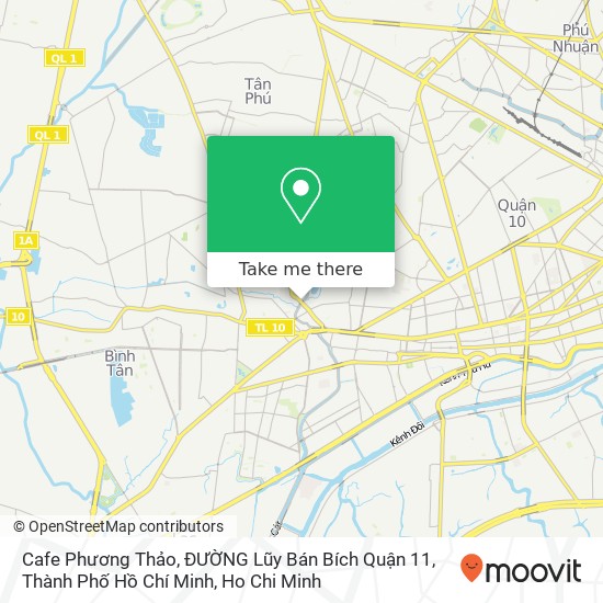Cafe Phương Thảo, ĐƯỜNG Lũy Bán Bích Quận 11, Thành Phố Hồ Chí Minh map
