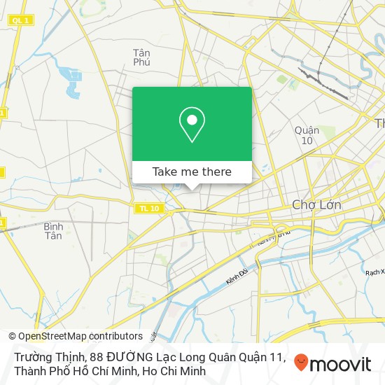 Trường Thịnh, 88 ĐƯỜNG Lạc Long Quân Quận 11, Thành Phố Hồ Chí Minh map