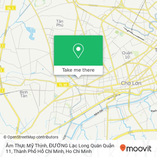 Ẩm Thực Mỹ Thịnh, ĐƯỜNG Lạc Long Quân Quận 11, Thành Phố Hồ Chí Minh map