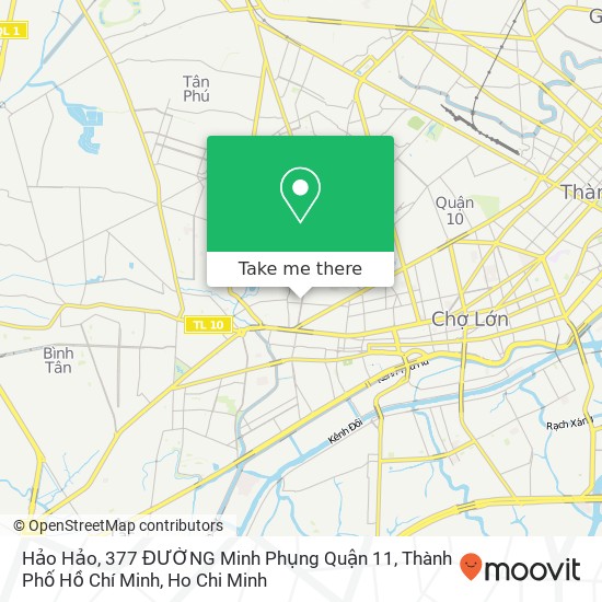 Hảo Hảo, 377 ĐƯỜNG Minh Phụng Quận 11, Thành Phố Hồ Chí Minh map