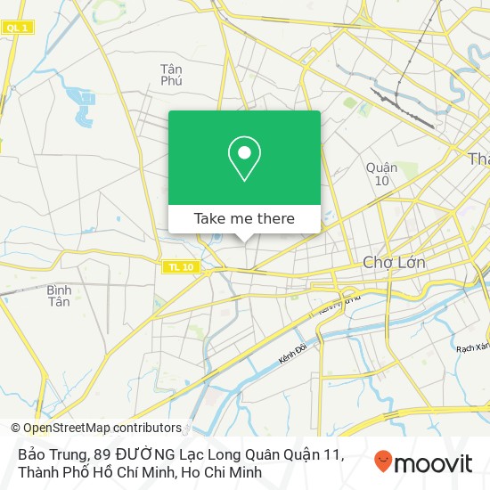 Bảo Trung, 89 ĐƯỜNG Lạc Long Quân Quận 11, Thành Phố Hồ Chí Minh map