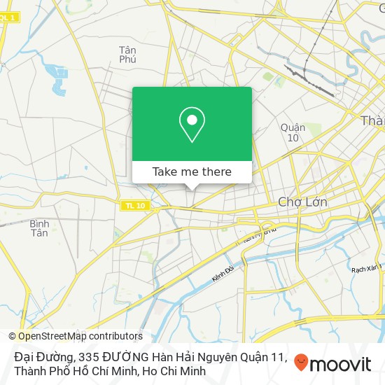 Đại Đường, 335 ĐƯỜNG Hàn Hải Nguyên Quận 11, Thành Phố Hồ Chí Minh map