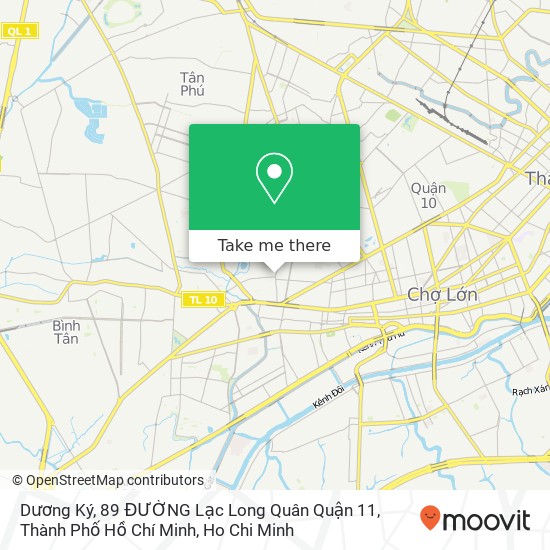 Dương Ký, 89 ĐƯỜNG Lạc Long Quân Quận 11, Thành Phố Hồ Chí Minh map